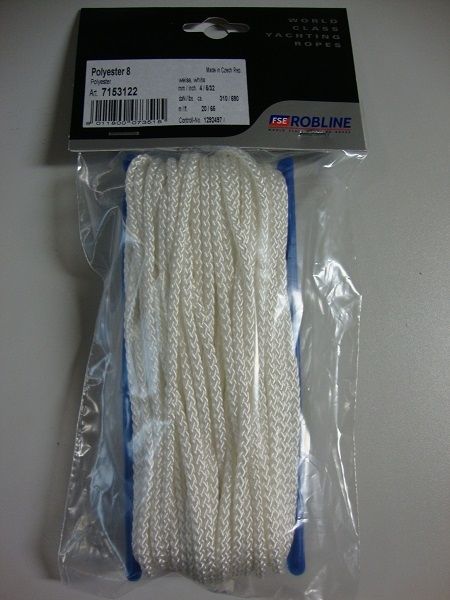 FSE Robline®Polyester 8f. gefl. Wickler 4 mm x 20 Meter