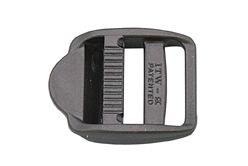 Nexus-Leiterschnalle schwarz für 20mm Gurt 10er VP