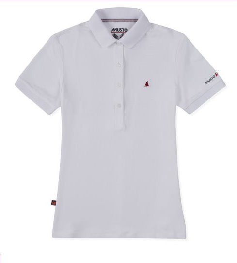 Musto EVO PRO LITE SS Women Polo White 10