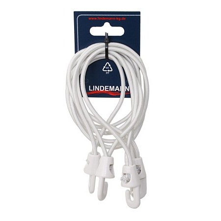 Segelbinder Patentzeisinge mit Haken 25 cm / weiss