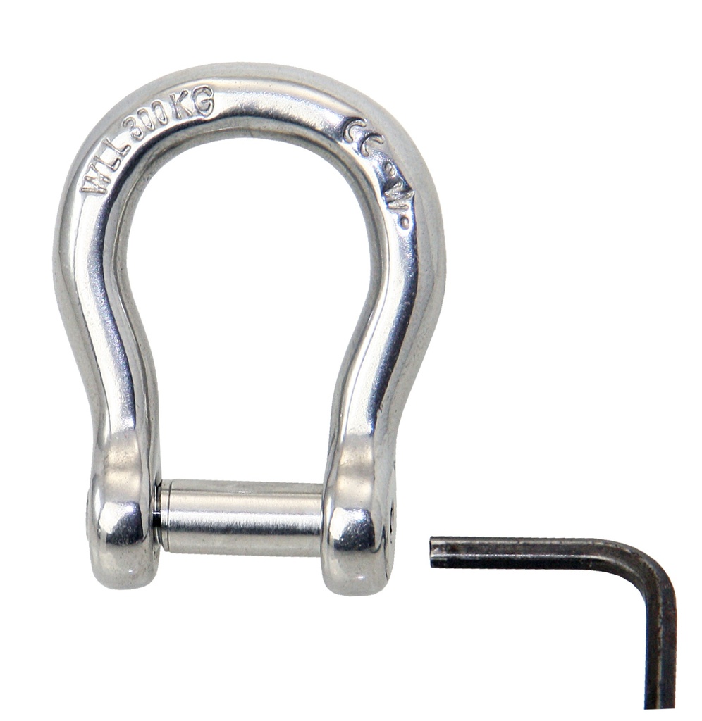 WICHARD-Schäkel 6mm geschweift