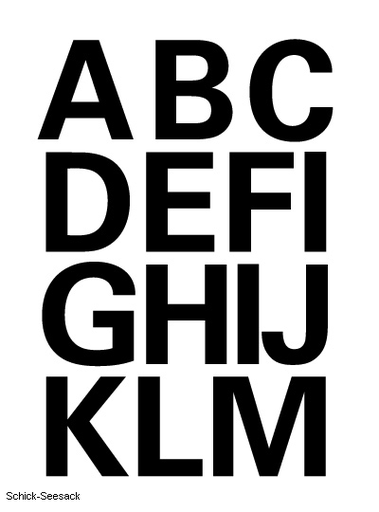 Gummi-Buchstaben/Zahlen 100mm