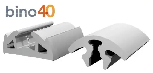 [44571-01] Tessilmare PVC-Scheuerleiste Bino 40