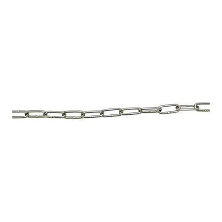 Edelstahlkette langgliedrig 50 m Bund