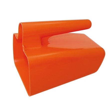 [30762] Ösfass (Wasserschaufel) flach ca. 2 Liter orange