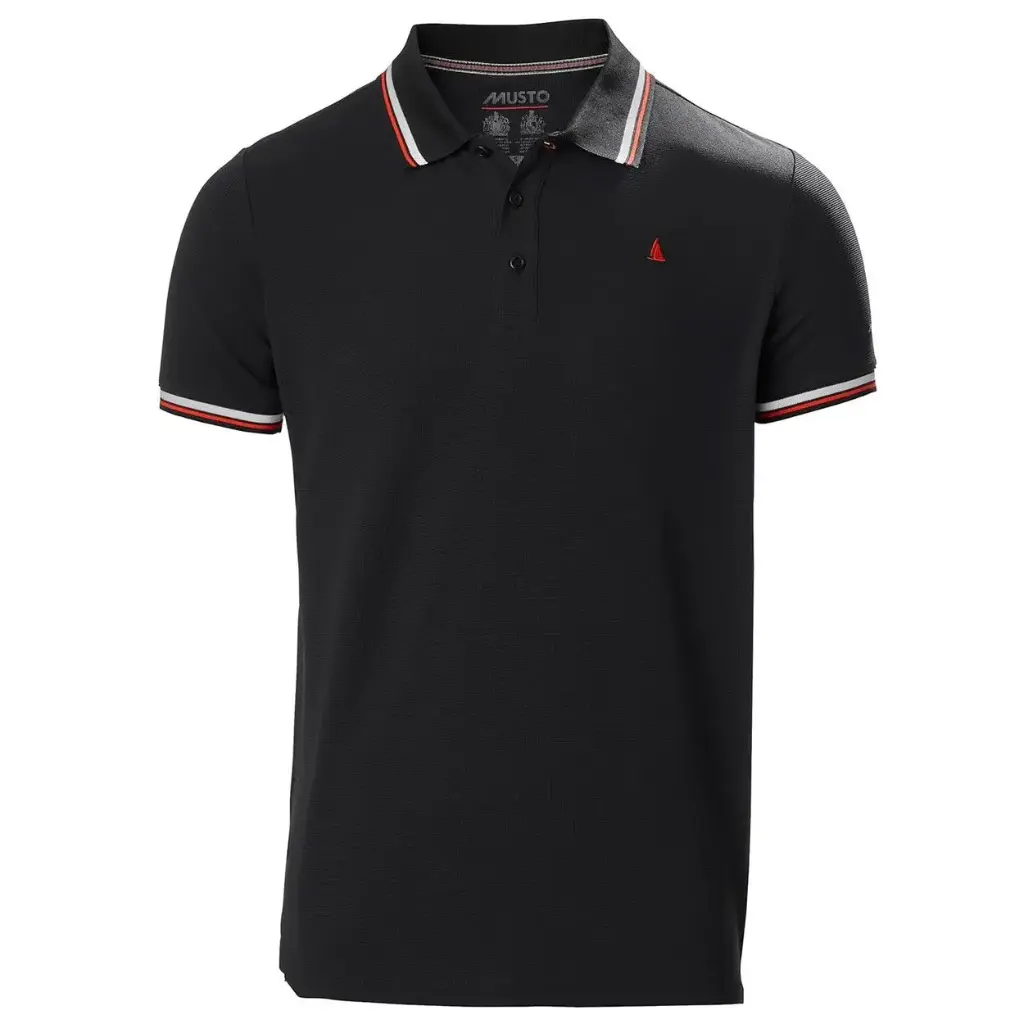 Musto EVO Pro Lite Plain SS Polo schwarz XXL