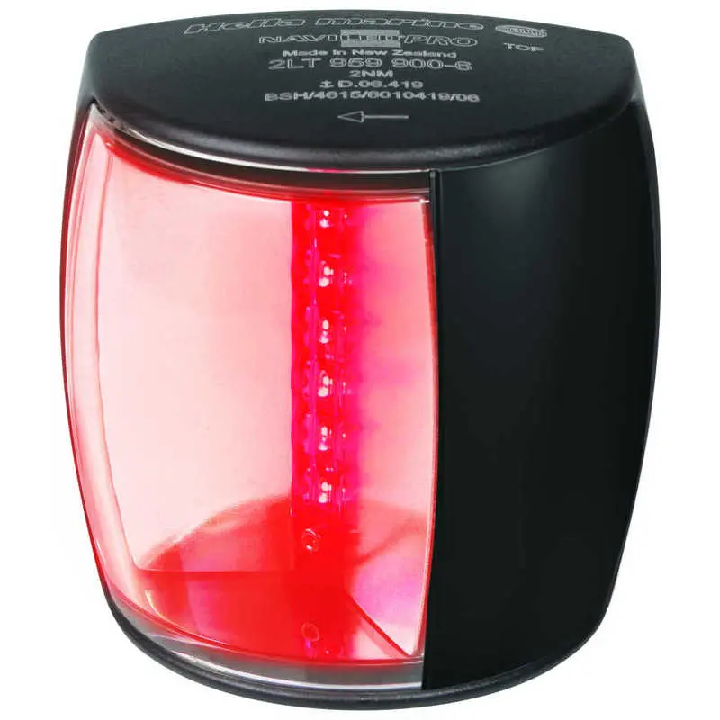 Hella marine NaviLED PRO Laternen Backbord schwarz