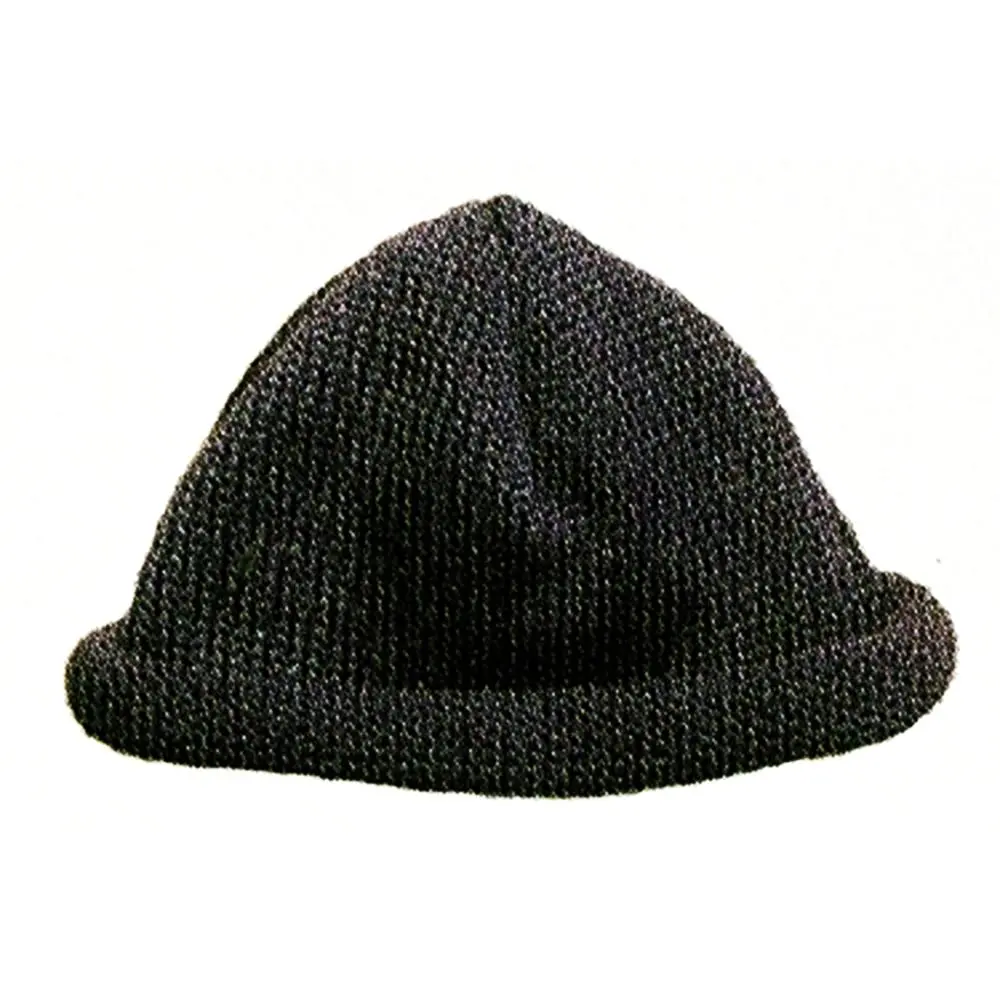 Fischermütze mit Rollrand schwarz