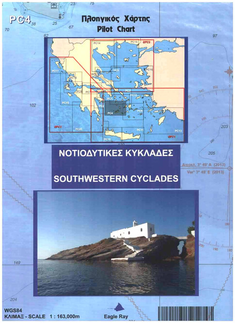 Pilot Chart PC 4 - Southwestern Cyclades