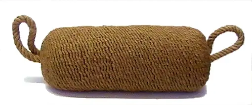Langfender, Jute Länge ca. 50 cm, Durchm. ca. 25 cm