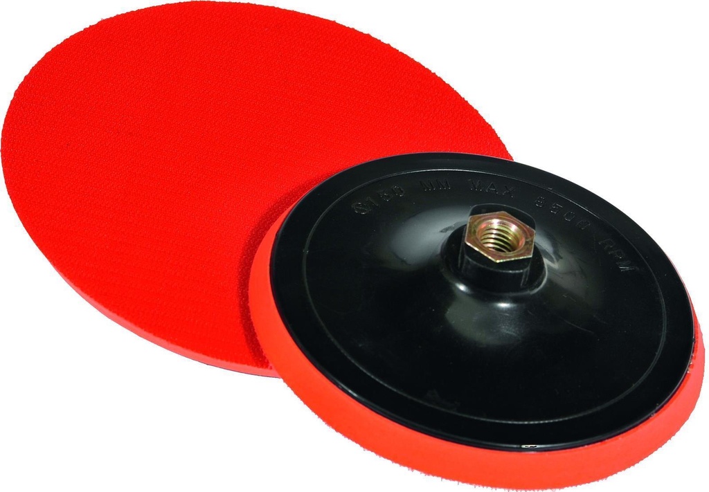 Polier- / Schleifteller mit Klett 123 mm