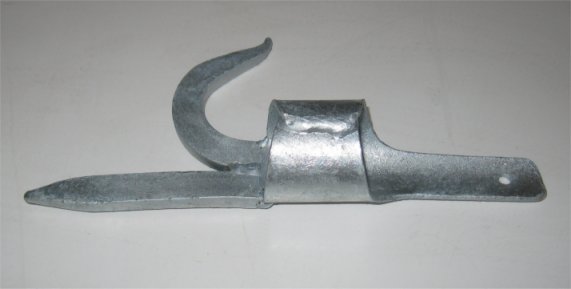 Eisenspitze verzinkt 10 Zoll