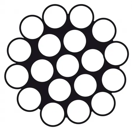 Edelstahldraht Wst.1.4401 1 x 19 2.5mm