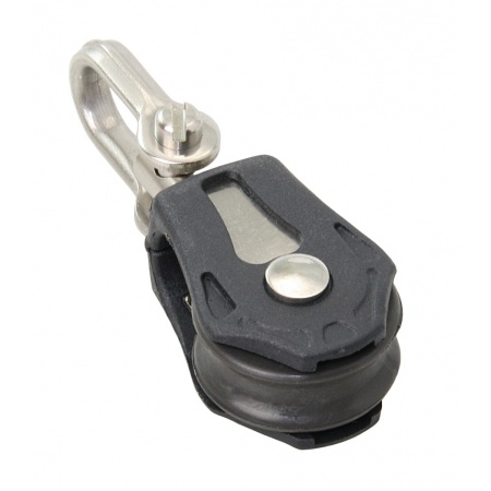 BARTON 1-fach Block 6 mm Wirbelauge Gleitlager