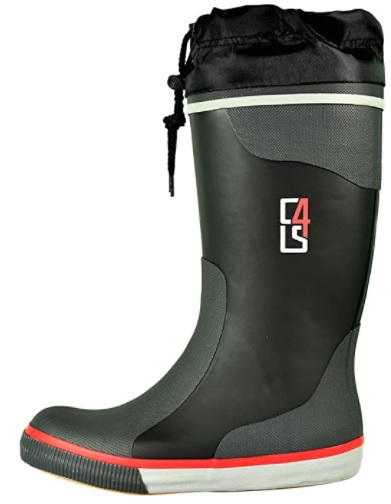 C4S Segelstiefel Langschaft Gummistiefel Schwarz 36