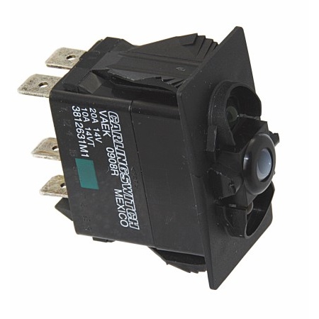 CARLING Schalter on/off LED grün