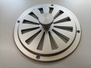 MSK Rosette Aluminium 155mm