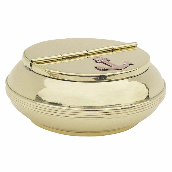 Aschenbecher Messing 8 cm