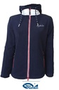 Damen Fleece-Jacke Windstopp Rügen navy