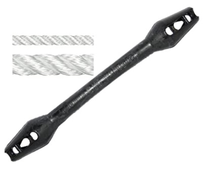 FORSHEDA Ruckdämpfer + 5 mtr Leine Set 10-12 mm