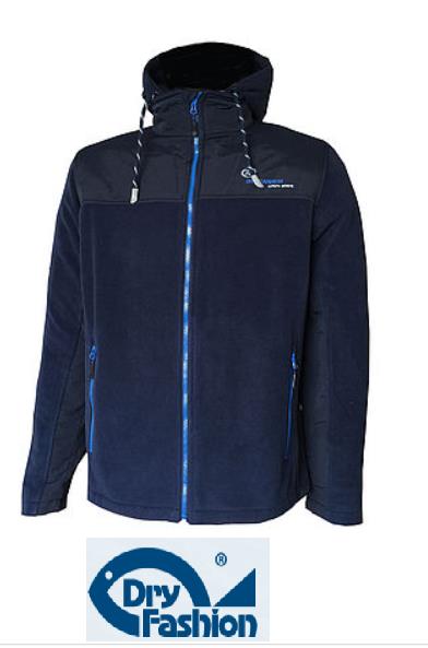 Herren Fleece Jacke Windstopp Usedom navy S