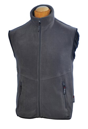 Herren Fleece Weste Trial grau L