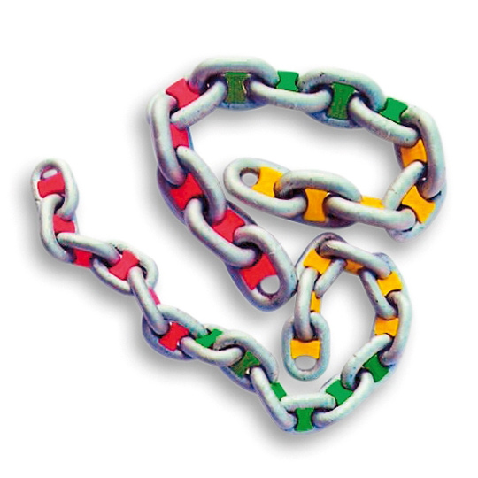 Kettenmarkierung Set farblich gemisch 10 mm