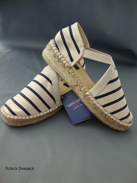 Saint James Damenschuhe Espadrille mit Keilabsatz