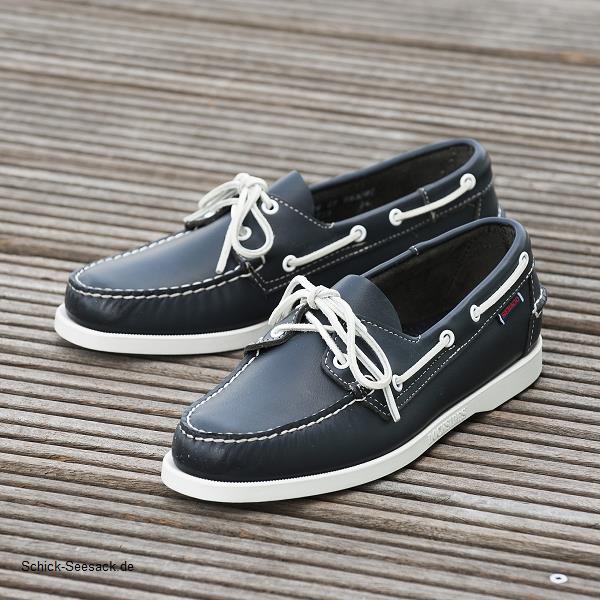 Sebago Segelschuhe Docksides blue night 40