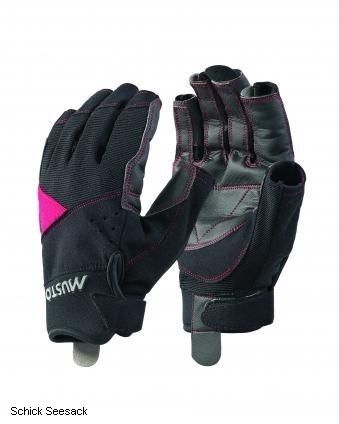 Musto Segelhandschuh Performance mit Finger schwarz S