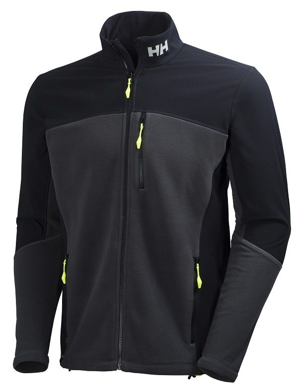 Helly Hansen Crew Fleece Jacke schwarz/grau M