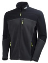 Helly Hansen Crew Fleece Jacke schwarz/grau M