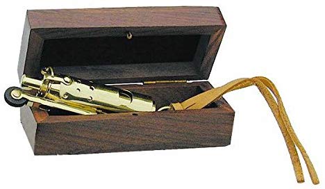 Navy Feuerzeug Messing mit Holzbox