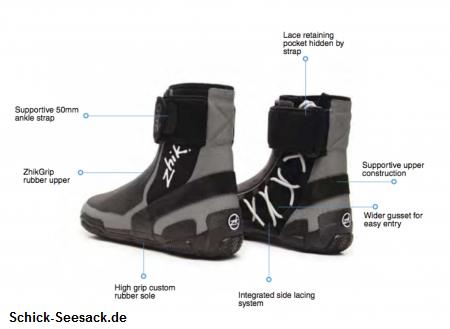 Zhik Boot-260 Trapezestiefel Higt Cut Race Boot schwarz/grau 37/38