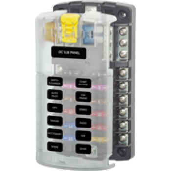 Sicherungshalter 12circ w/gnd/cvr