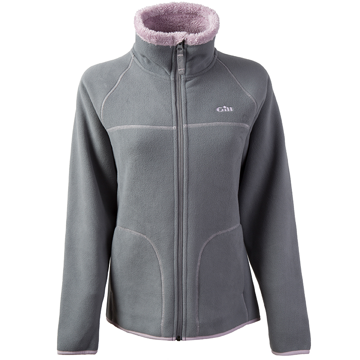 Gill Frauen Polar Jacke Lt Grey Melange 16