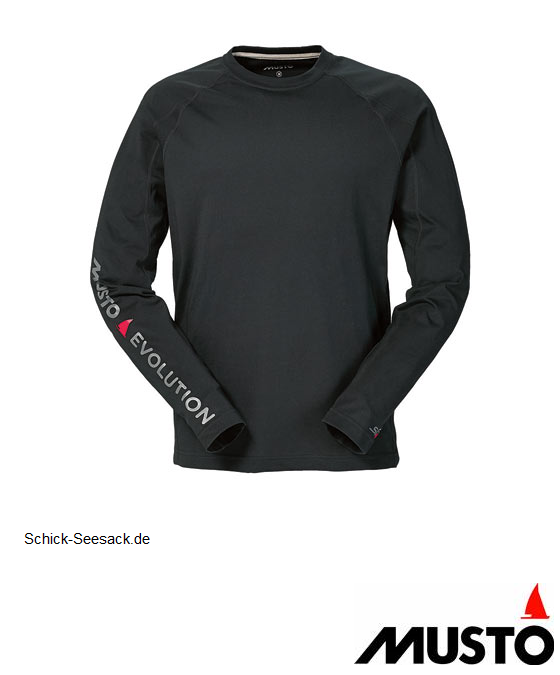 Musto Langarm Shirt Evolution Sunblock carbon XXL
