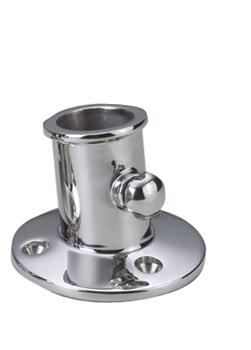 Flaggstockhalter Edelstahl 19 mm