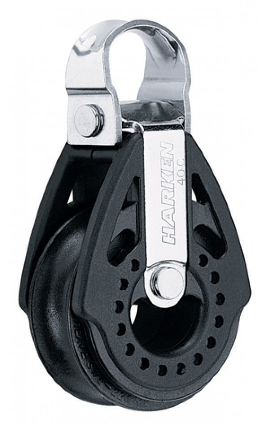Harken 40mm Carbo Block fix, 90° gedreht