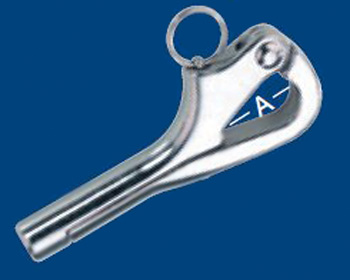 Pelikanhaken Edelstahl Innengewinde M6 rechts PK108006