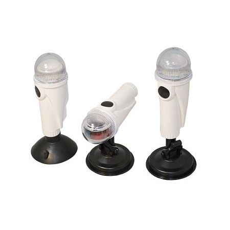 LED Nav-Licht bi-color mit Super-Saugfuß