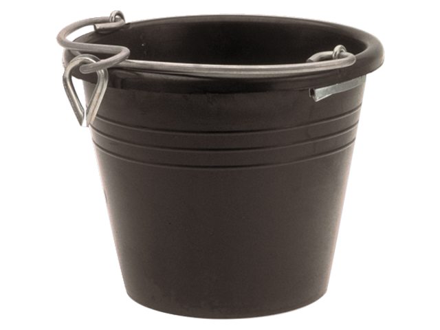 Pütz Gummi 7l schwarz mit Kausch