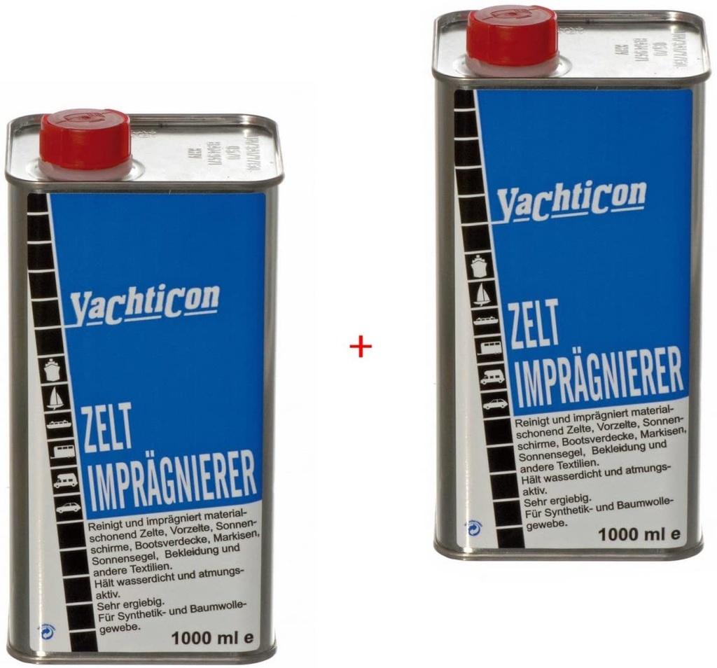 2x YACHTICON Zelt & Markisen Imprägnierung