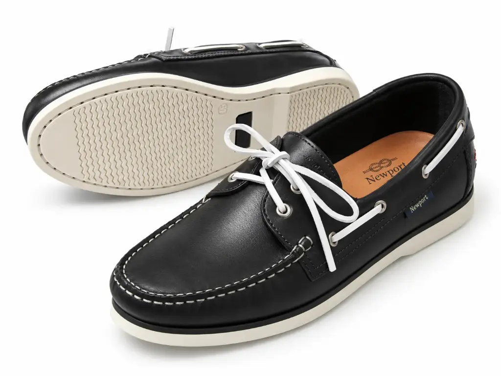 Newport Bootschuh Marbella Schwarz 45