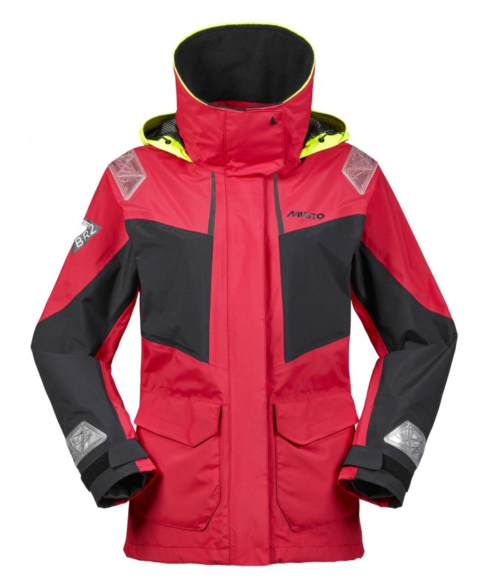 Musto BR2 Damensegeljacke Coastal Jacket FW white/navy 14
