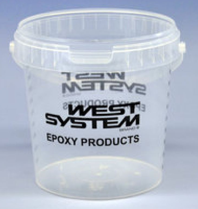 WEST SYSTEM Mixbecher 800ml mit Maßeinheit
