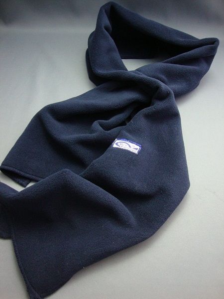 Fleece Steckschal navy blau