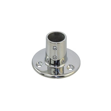 Relings- und Rohrbeschlag rund 90° 22 mm