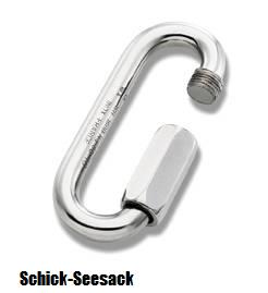 Schraubschäkel gr. Öffnung 6mm