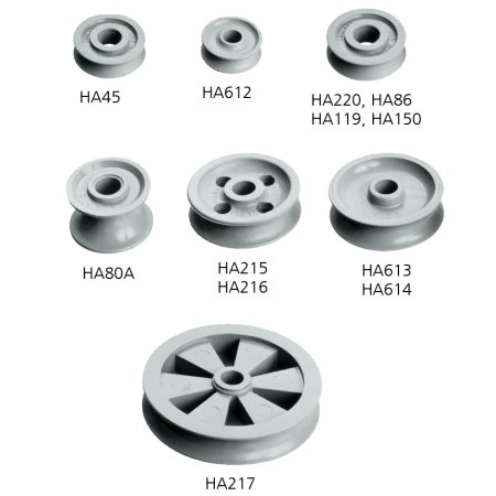 Rolle aus Acetal 6 x 15 x 6 mm